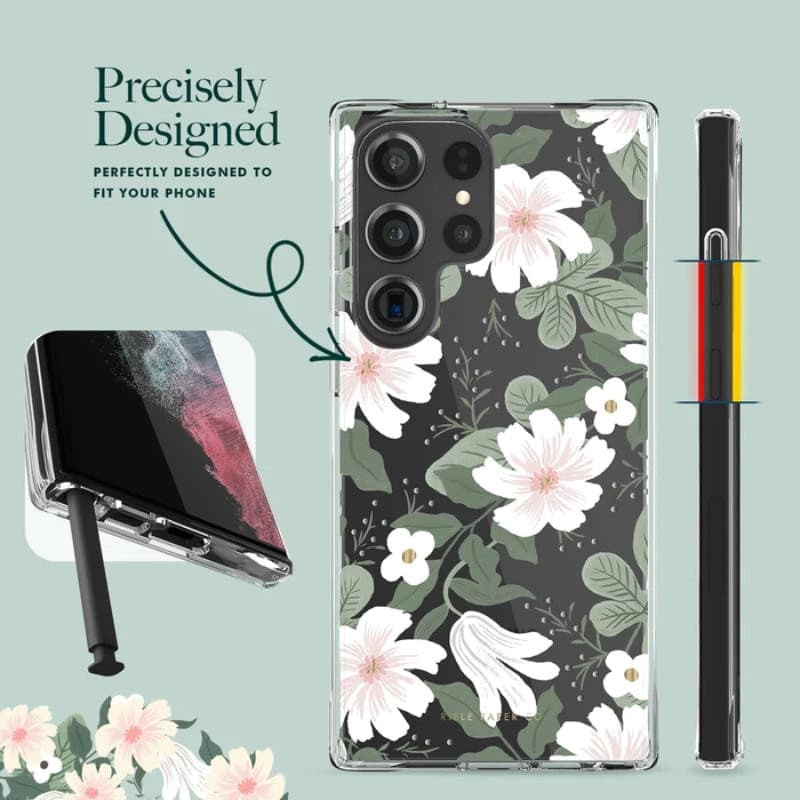 Rifle Paper Clear - Case for Samsung Galaxy S23 Ultra (Willow) - 7
