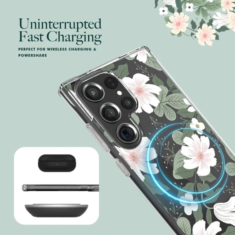 Rifle Paper Clear - Case for Samsung Galaxy S23 Ultra (Willow) - 8