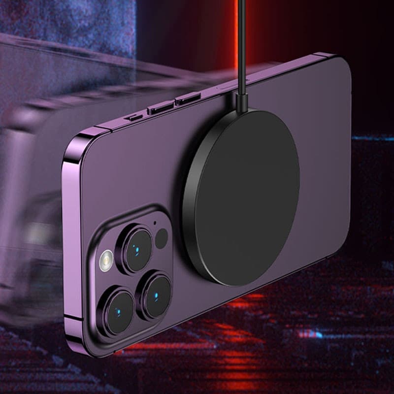 WEKOME WP-U99 Vanguard Series - MagSafe 15W inductive charger (Black) - 5