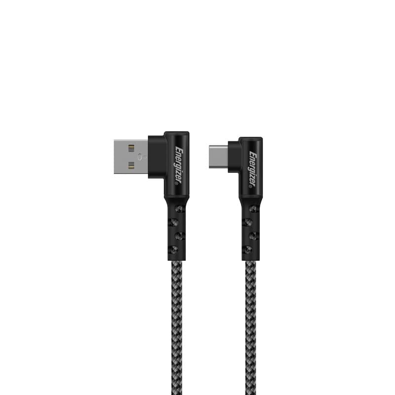 Energizer Ultimate - USB-A to USB-C gaming cable 90° 2m (Black) - 4