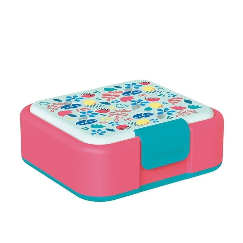 Quokka Twist Kids - Contenitore per alimenti/pranzo a doppia parete (fiori) - 3