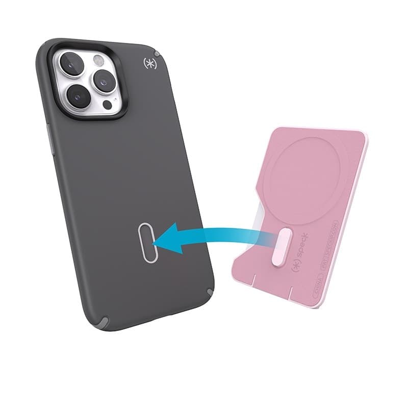 Portafoglio Speck ClickLock per MagSafe - Portafoglio magnetico MagSafe (Nimbus Pink) - 12