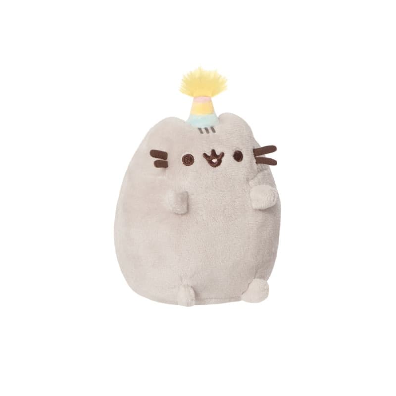 Pusheen - Peluche con cappello da compleanno, 12 cm - 2