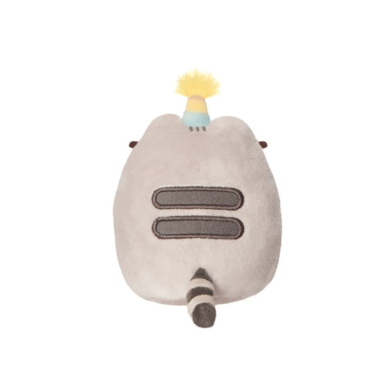 Pusheen - Peluche con cappello da compleanno, 12 cm - 4