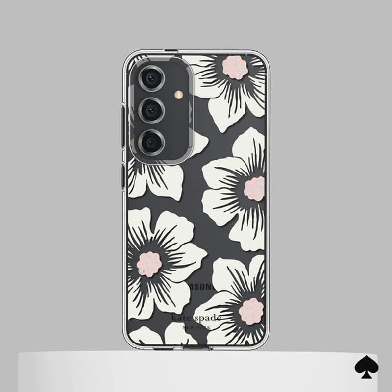 Kate Spade New York Protective Case - Samsung Galaxy S24 Case (Hollyhock Cream) - 2