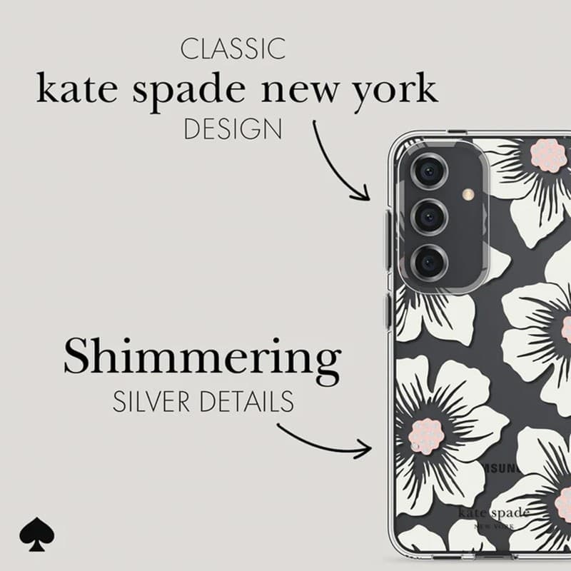 Kate Spade New York Protective Case - Samsung Galaxy S24 Case (Hollyhock Cream) - 8