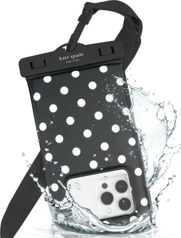 Kate Spade New York Waterproof Floating Pouch - Waterproof case for smartphones up to 6.7" (Picture Dot) - 11