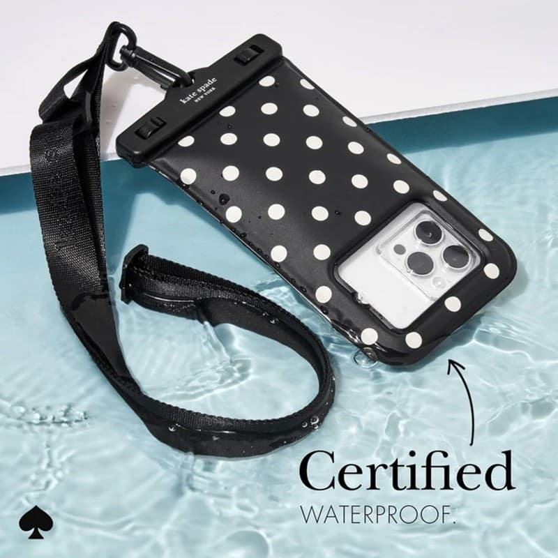 Kate Spade New York Waterproof Floating Pouch - Waterproof case for smartphones up to 6.7" (Picture Dot) - 15