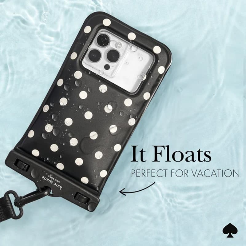 Kate Spade New York Waterproof Floating Pouch - Waterproof case for smartphones up to 6.7" (Picture Dot) - 8
