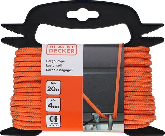 Black&Decker - Transport rope with reflective elements + winder 4mm / 20m - 11