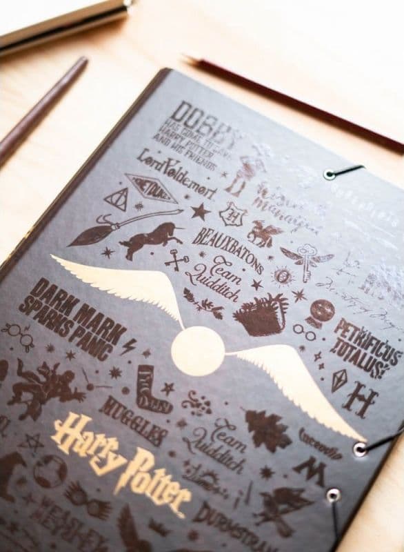 Harry Potter - Cartella / cartella con elastico A4 (24 x 34 cm) - 12