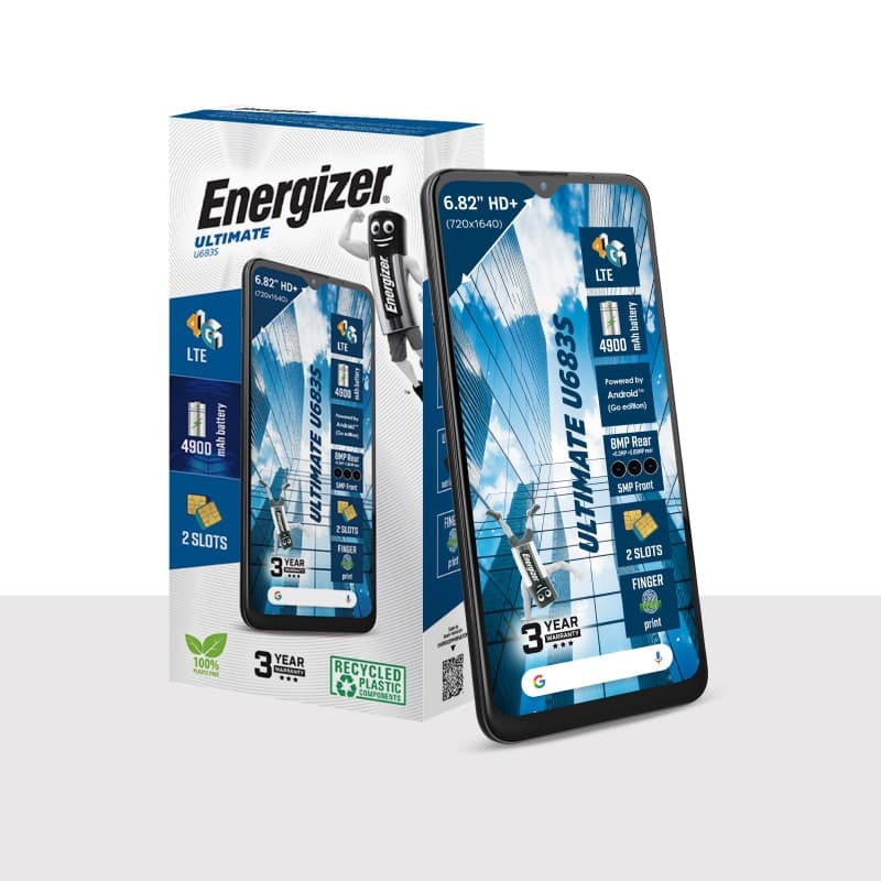 Energizer Ultimate U683S - Smartphone 2GB RAM 64GB 6.82" 4G LTE Dual SIM EU (Black) - 9