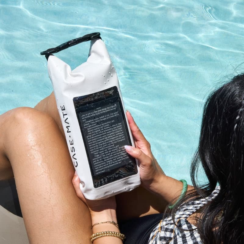 Case-Mate Waterproof Mini Phone Bucket Dry Bag - Waterproof bag with phone pocket up to 7" (Soap Bubble) - 8