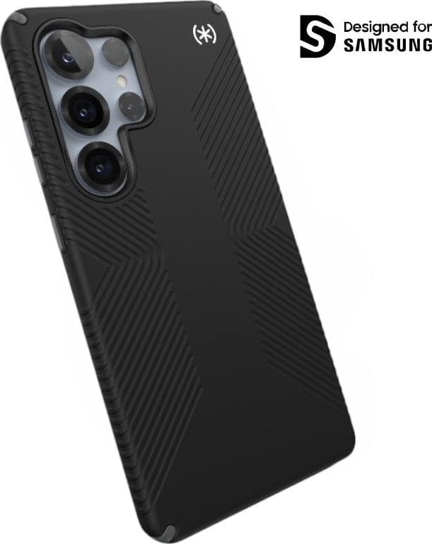 Speck Presidio2 Grip Magnet - Custodia MagSafe per Samsung Galaxy S25 Ultra (Nero/Grigio Ardesia/Bianco) - 11