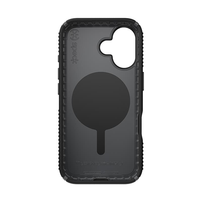 Speck Presidio2 Grip ClickLock e MagSafe - Custodia per iPhone 16 (Nero / Grigio Ardesia / Bianco) - 10