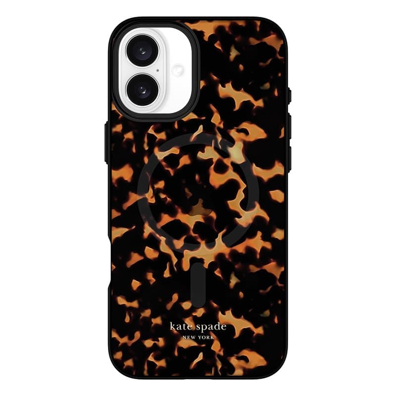 Kate Spade New York Protective MagSafe - Case for iPhone 16 Plus (Tortoise) - 2