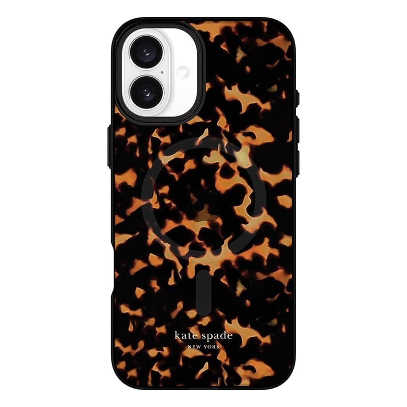 Kate Spade New York Protective MagSafe - Case for iPhone 16 Plus (Tortoise) - 12