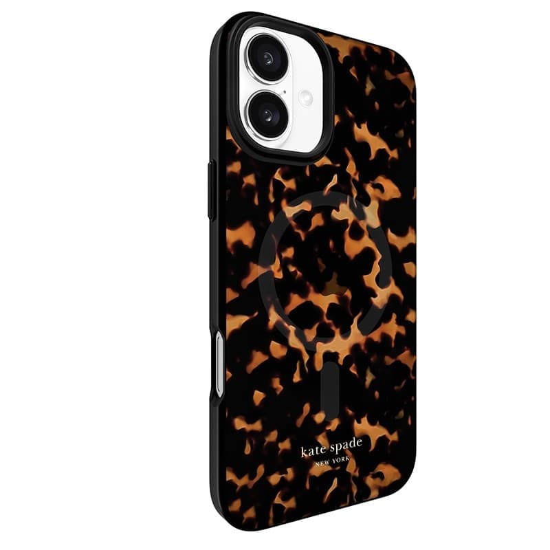Kate Spade New York Protective MagSafe - Case for iPhone 16 Plus (Tortoise) - 13