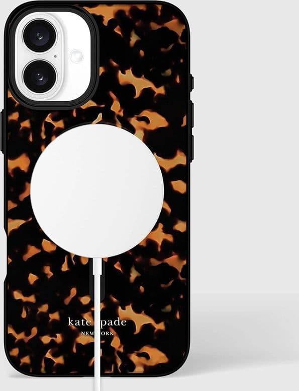 Kate Spade New York Protective MagSafe - Case for iPhone 16 Plus (Tortoise) - 20