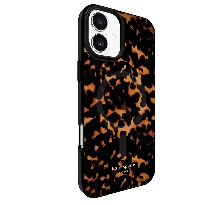 Kate Spade New York Protective MagSafe - Case for iPhone 16 Plus (Tortoise) - 3
