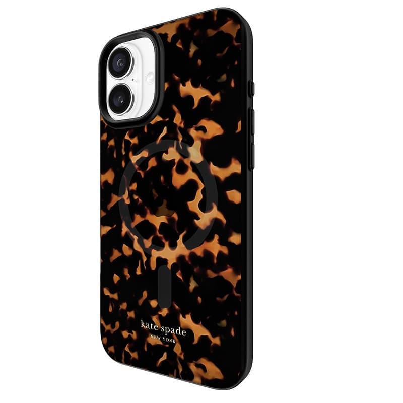 Kate Spade New York Protective MagSafe - Case for iPhone 16 Plus (Tortoise) - 4