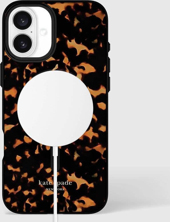 Kate Spade New York Protective MagSafe - Case for iPhone 16 Plus (Tortoise) - 10