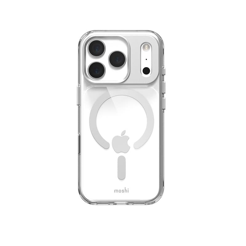 Moshi iGlaze MagSafe - Case iPhone 17 Pro (Luna Silver) - 2