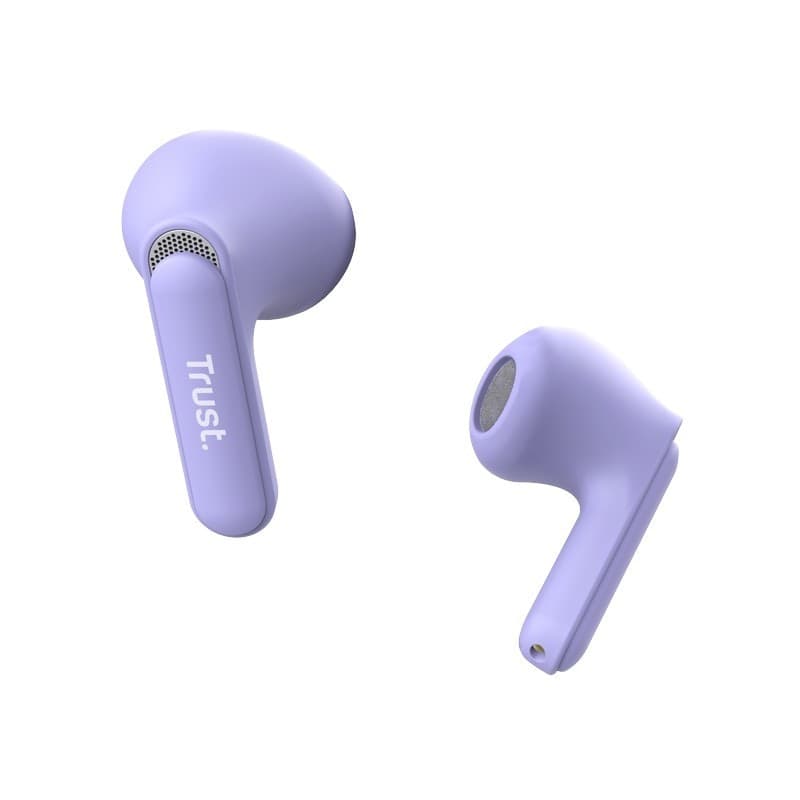 Trust Yavi - Wireless Earbuds Bluetooth TWS with Charging Case & ENC (Purple) - 12