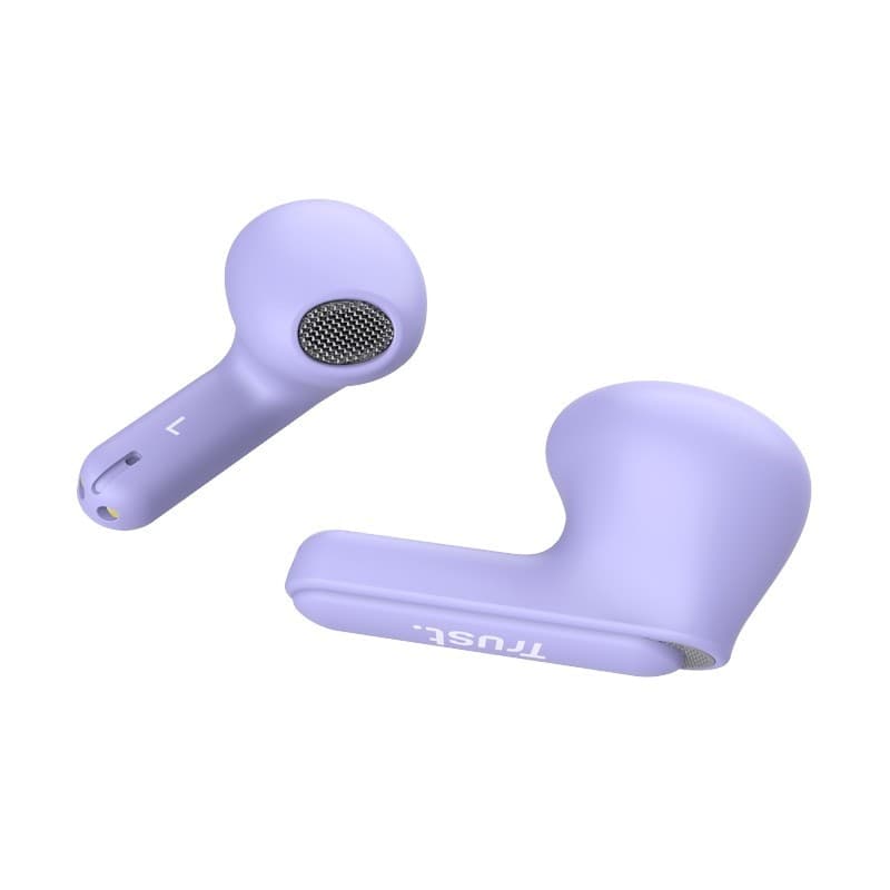 Trust Yavi - Wireless Earbuds Bluetooth TWS with Charging Case & ENC (Purple) - 15