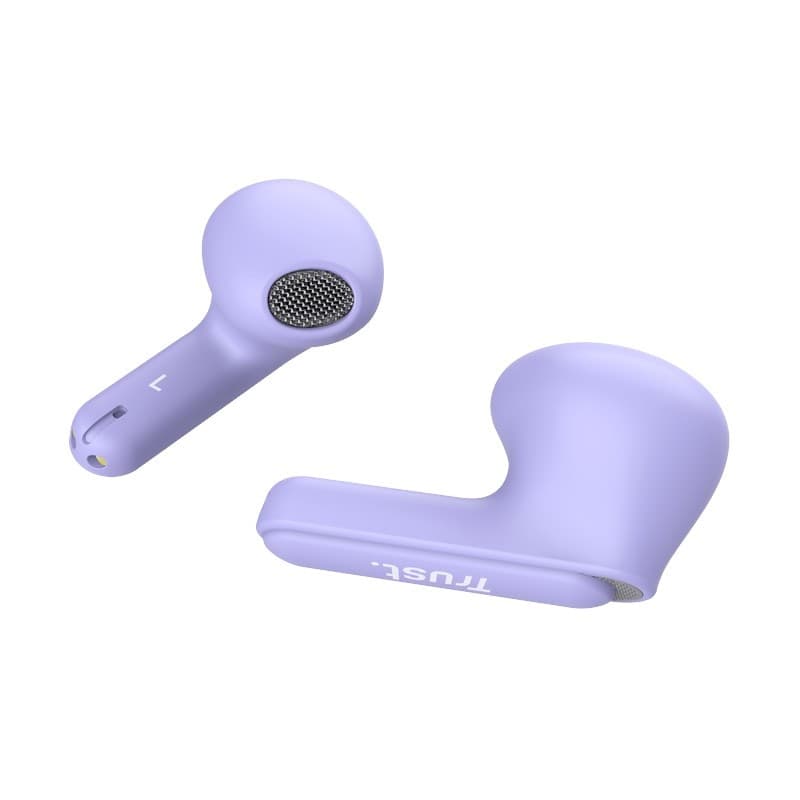 Trust Yavi - Wireless Earbuds Bluetooth TWS with Charging Case & ENC (Purple) - 5