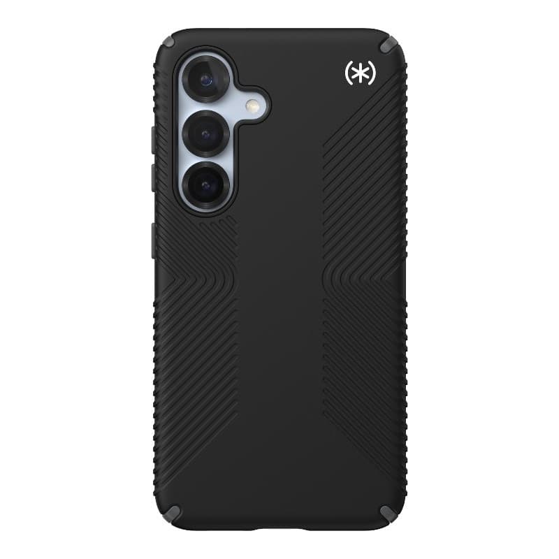 Speck Presidio2 Grip - Custodia per Samsung Galaxy S25 / S24 (Nero/Grigio ardesia/Bianco) - 9