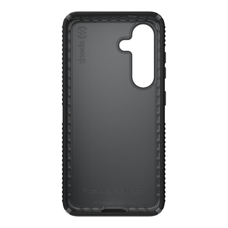 Speck Presidio2 Grip - Custodia per Samsung Galaxy S25 / S24 (Nero/Grigio ardesia/Bianco) - 10