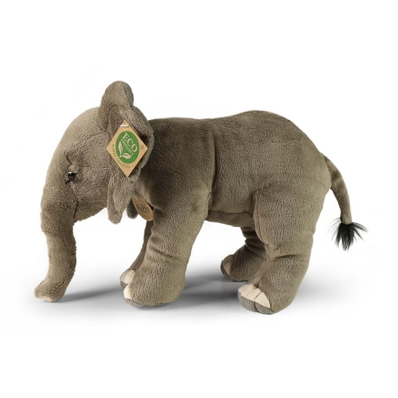 Rappa - Plush Realistic Toy African Elephant 28 cm Eco-Friendly - 3