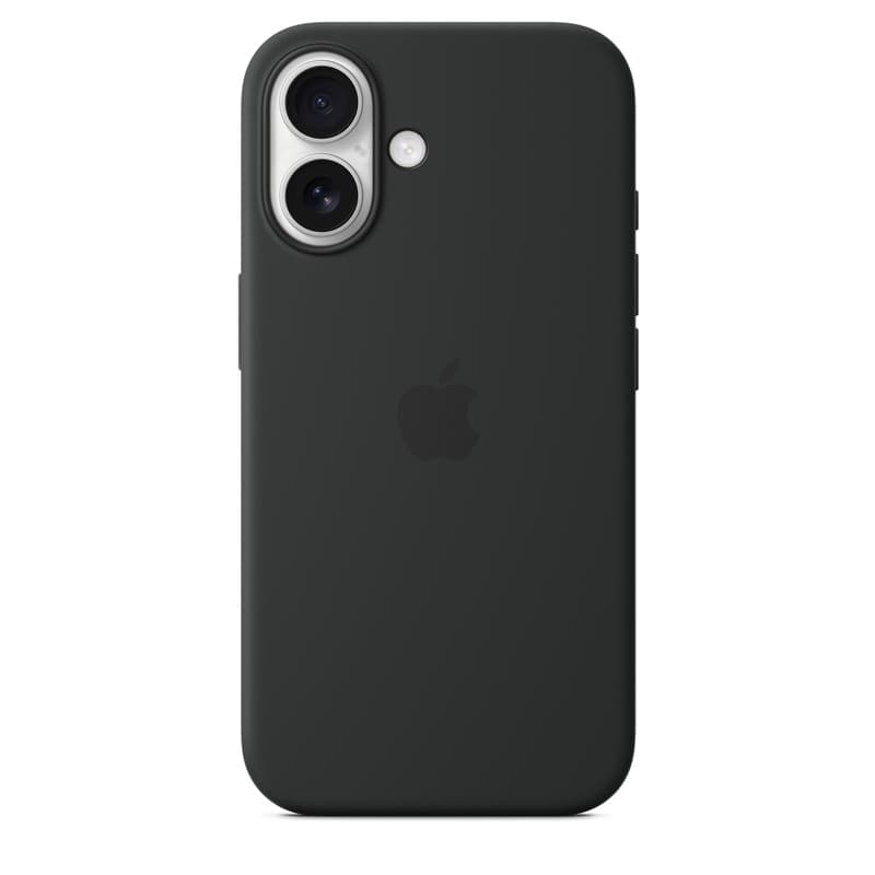 Apple Silicone Case – Silicone Case with MagSafe for iPhone 16 (Black) - 12
