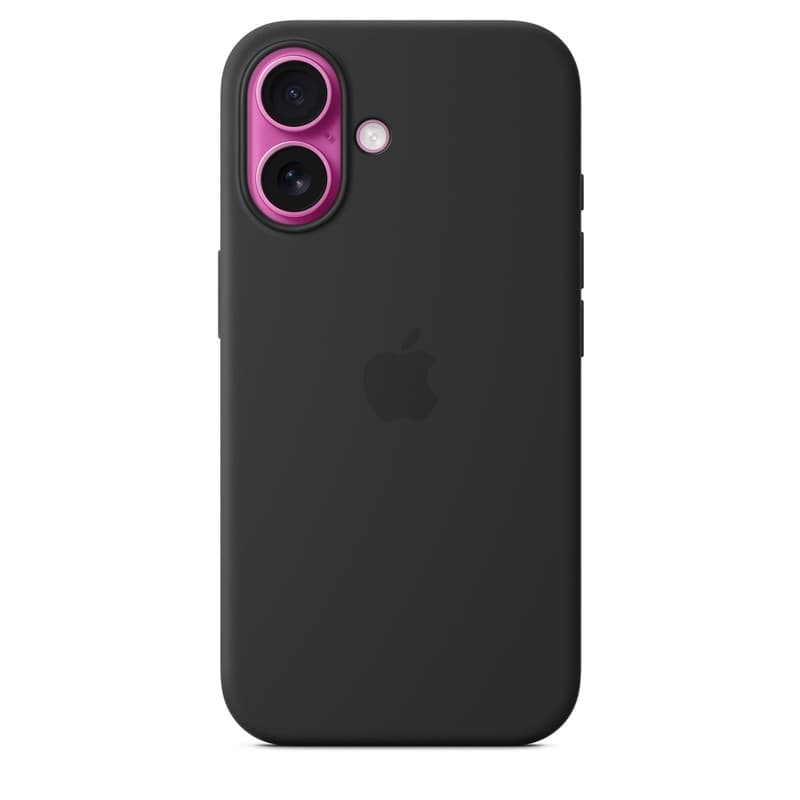 Apple Silicone Case – Silicone Case with MagSafe for iPhone 16 (Black) - 4