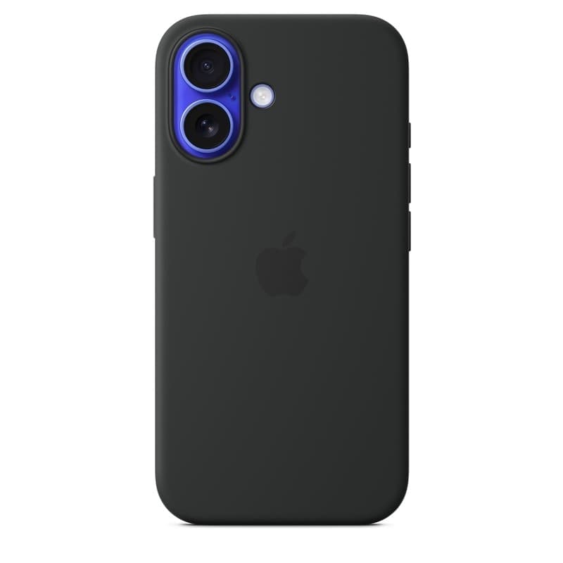 Apple Silicone Case – Silicone Case with MagSafe for iPhone 16 (Black) - 9