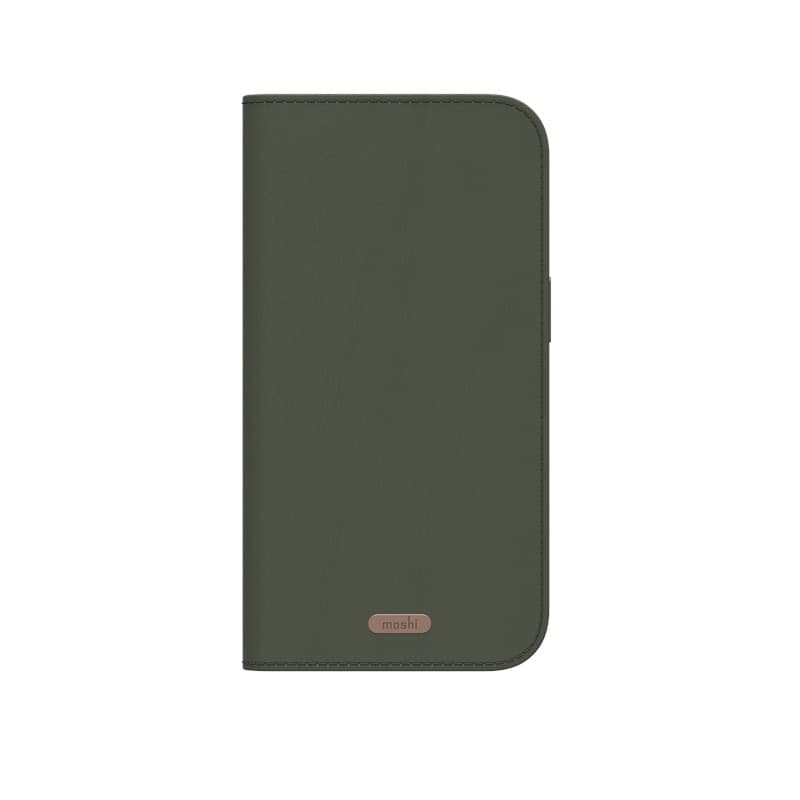 Moshi Overture MagSafe - Leather 3-in-1 Flip Case iPhone 17 Pro (Moss Green) - 2