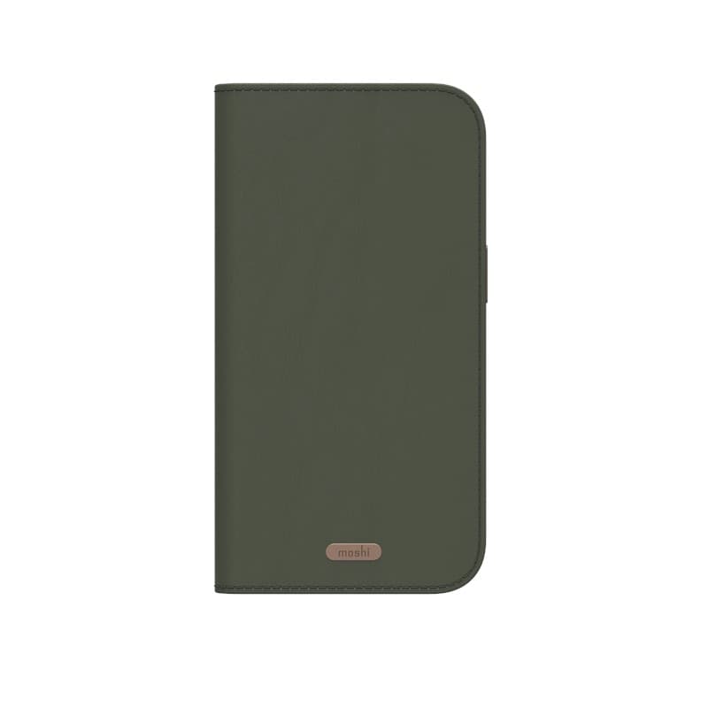Moshi Overture MagSafe - Leather 3-in-1 Flip Case iPhone 17 Pro (Moss Green) - 12