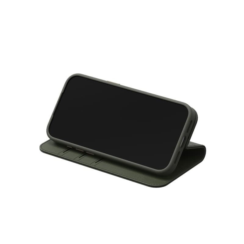 Moshi Overture MagSafe - Leather 3-in-1 Flip Case iPhone 17 Pro (Moss Green) - 13