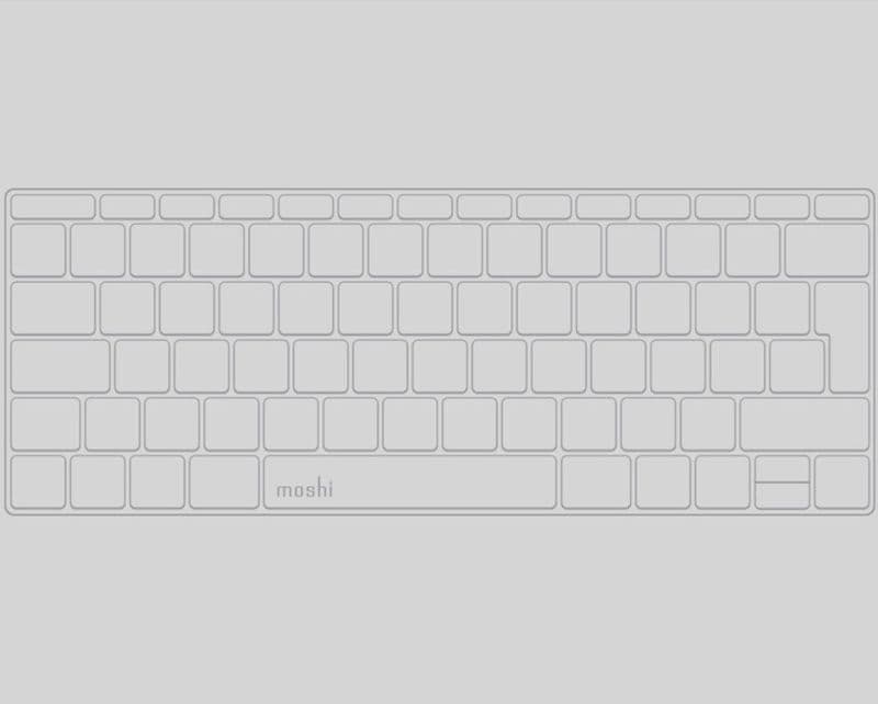 Moshi ClearGuard 12 - Keyboard Protector for the MacBook 12 / MacBook Pro 13 (EU layout) - 3