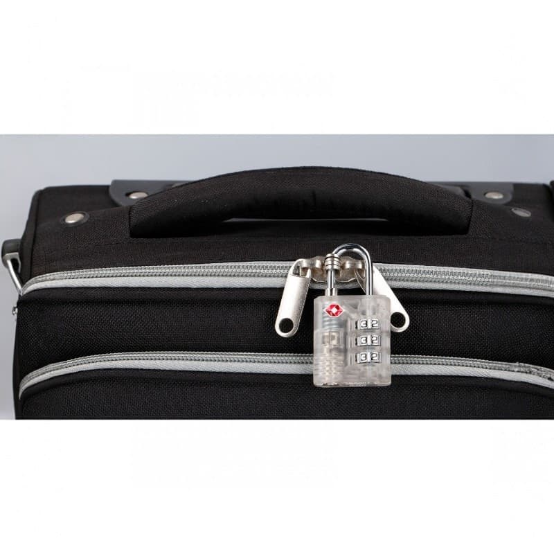 Dunlop - TSA combination lock for suitcase / luggage (Black) - 4
