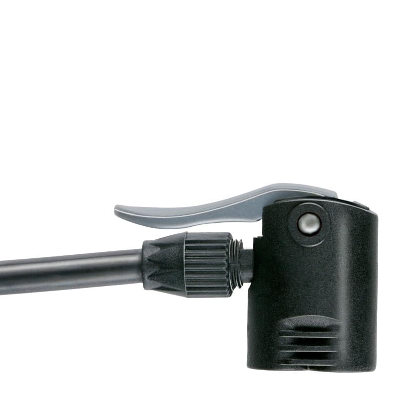 Dunlop - Floor pump for bikes, balls, mattresses with pressure gauge (Red) - 16