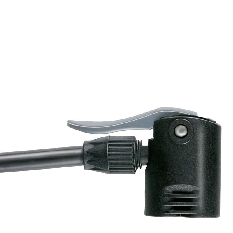 Dunlop - Floor pump for bikes, balls, mattresses with pressure gauge (Red) - 6