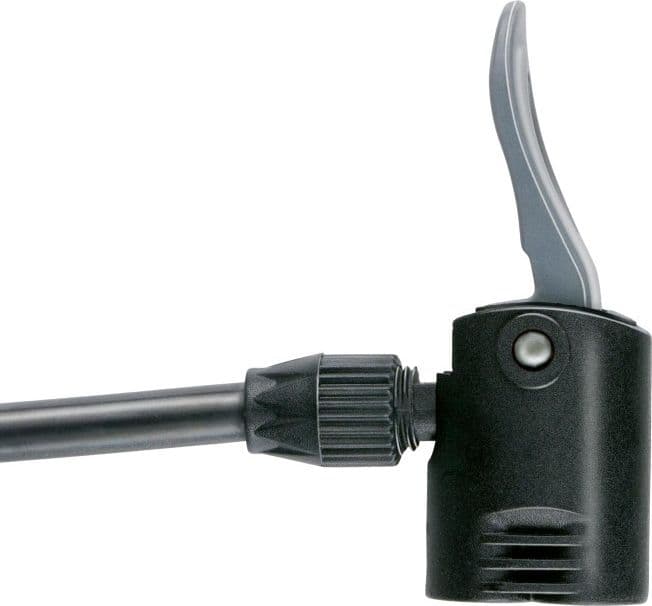 Dunlop - Floor pump for bikes, balls, mattresses with pressure gauge (Red) - 7
