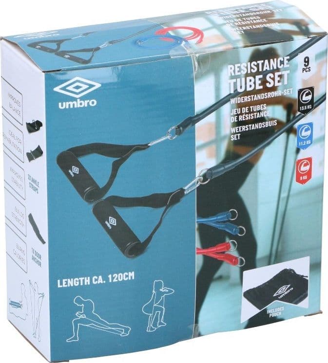 Umbro - Resistance bands / exercise straps 9 pcs - 6