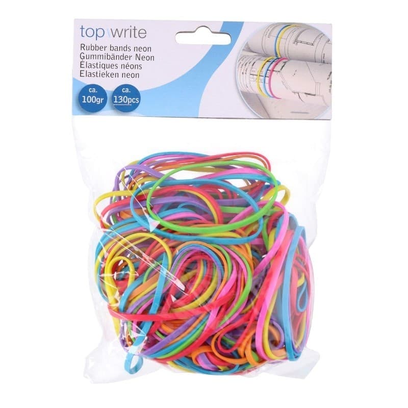 Topwrite - Neon rubber bands 130 pcs - 3