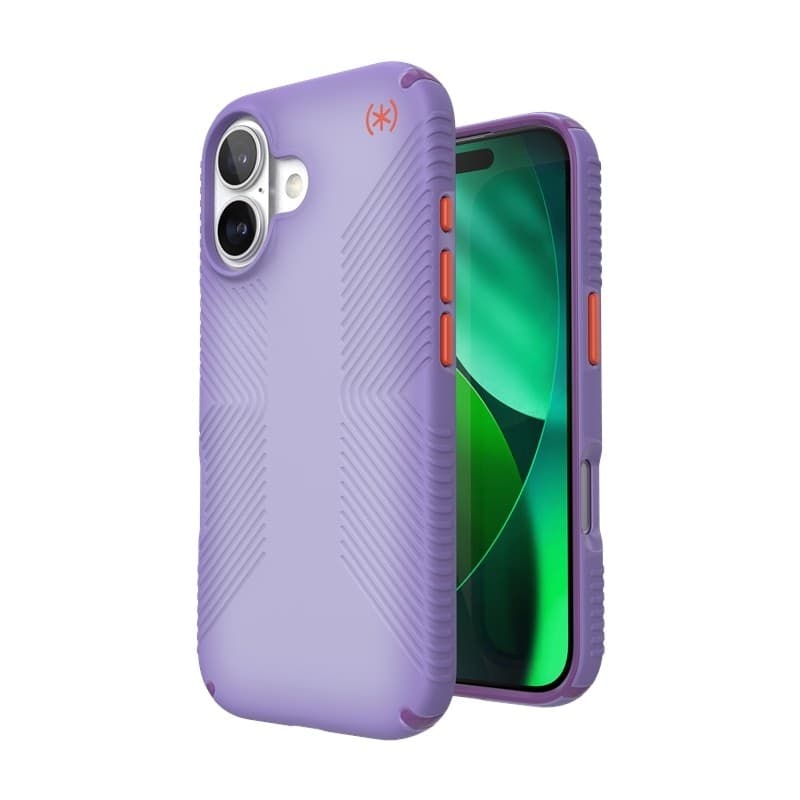 Speck Presidio Lux Grip MagSafe - Custodia per iPhone 17 (viola sfumato/viola magico/nuovo papavero) - 11