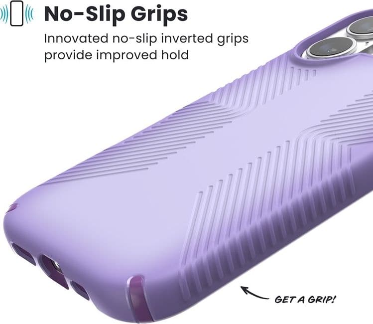 Speck Presidio Lux Grip MagSafe - Custodia per iPhone 17 (viola sfumato/viola magico/nuovo papavero) - 13