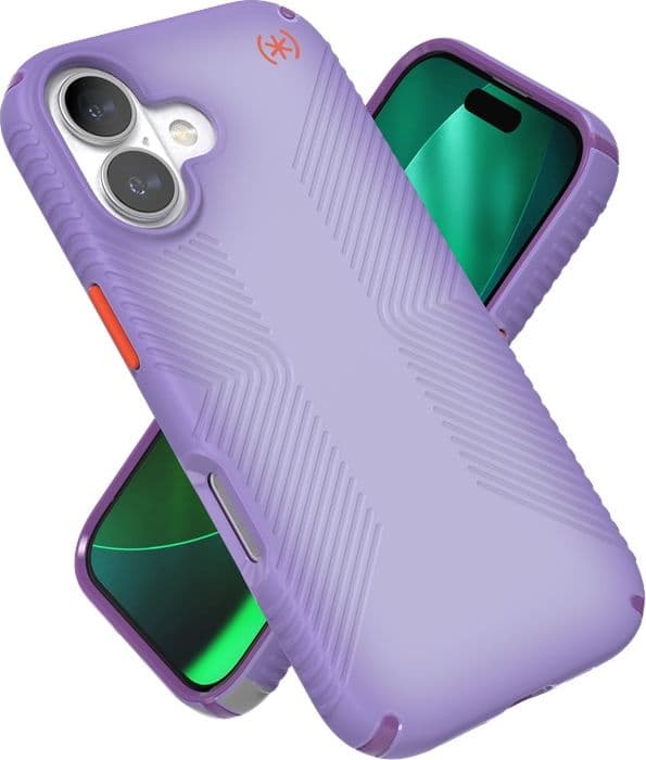 Speck Presidio Lux Grip MagSafe - Custodia per iPhone 17 (viola sfumato/viola magico/nuovo papavero) - 10