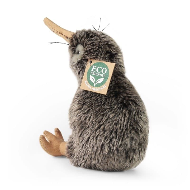 Rappa - Peluche realistico mascotte Kiwi seduto 15 cm Eco-Friendly - 8
